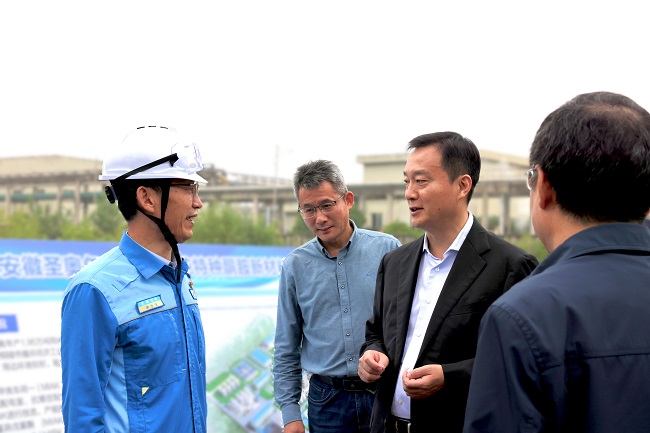 铜陵市委副书记、市长孔涛调研安徽圣奥